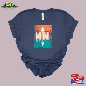 Miami Beach Shirt Girls Trip Palm Tree T Shirt Unisex 3