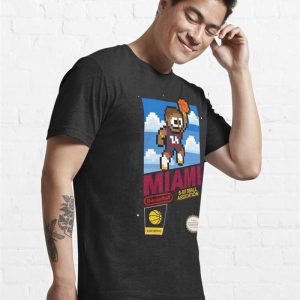 Miami Heat 8 Bit Videogame Cart Essential T Shirt Hoodie Classic 4