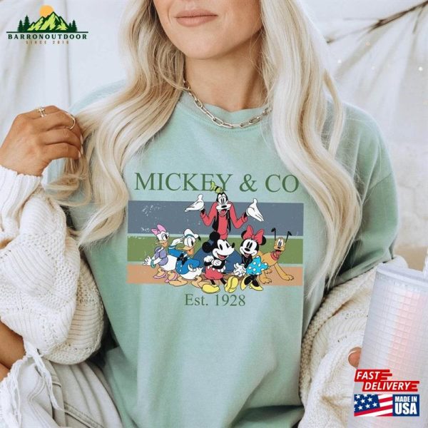 Mickey Co Est 1928 Shirt Retro And Friends Hoodie Sweatshirt