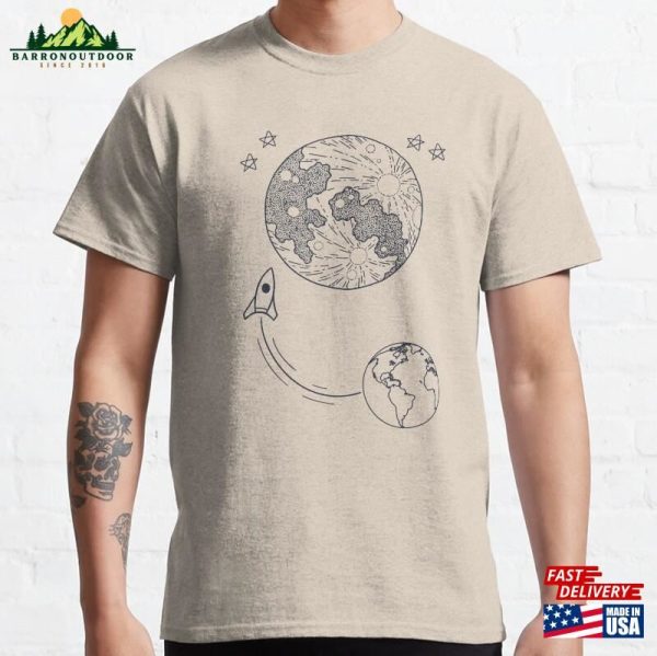 Moon Journey V2 Classic T-Shirt Hoodie