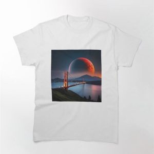 Moon Over The City Classic T-Shirt Unisex Hoodie