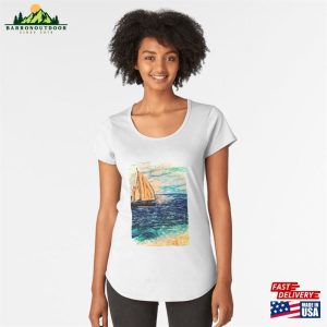 Morning Sail Premium Scoop T-Shirt Unisex