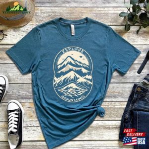 Mountain Hiking Shirt Nature Inspired T Shirt For Hike And Camping Outdoor Adventures Sweatshirt Hoodie 4