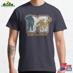 Mtv Vintage Music Television Retro Moonman Logo Classic T-Shirt Sweatshirt Unisex