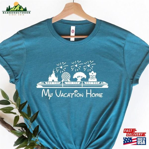 My Vacation Home Shirt Meet Me At Happy Place Disney Trip Shirts Unisex Hoodie