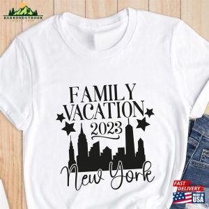 New York Family Vacation 2023 Shirt Summer Shirts For City T-Shirt Classic