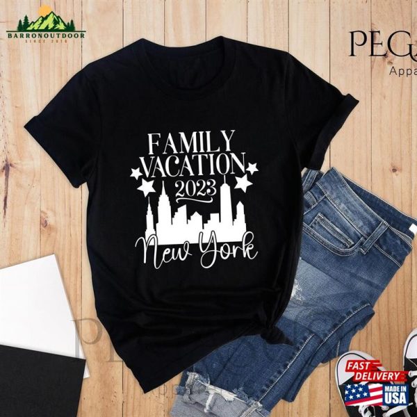 New York Family Vacation 2023 Shirt Summer Shirts For City T-Shirt Classic