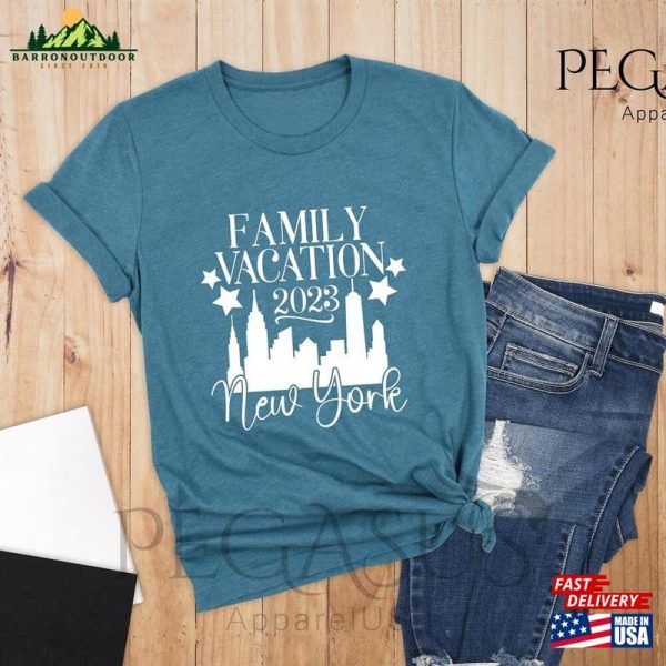 New York Family Vacation 2023 Shirt Summer Shirts For City T-Shirt Classic