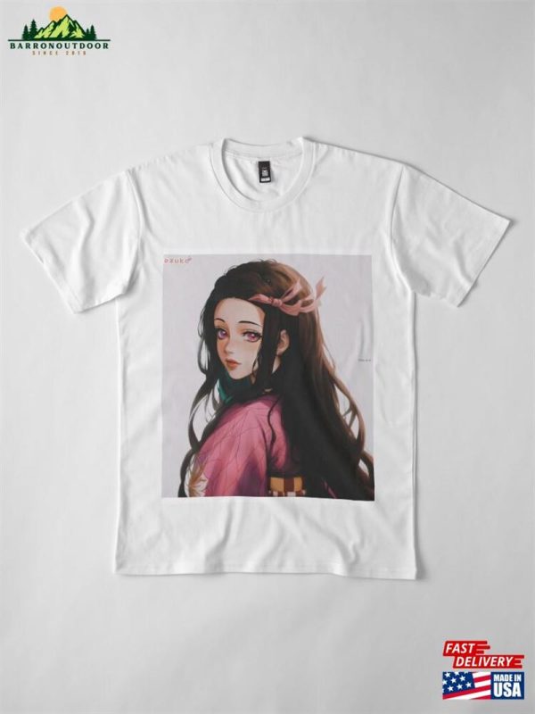 Nezuko Kamado Kimetsu No Yaiba (Demon Slayer) Premium T-Shirt Classic Unisex