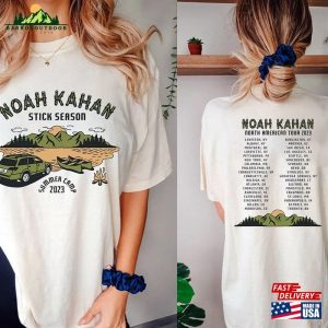 Noah Kahan Stick Season 2023 Tour Shirt Pop Music Gift For Fan Unisex T-Shirt