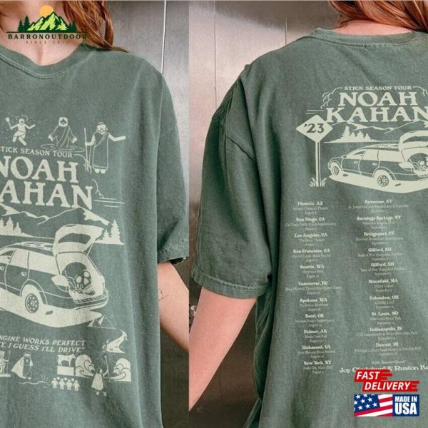 Noah Kahan Stick Season Tour Shirt Folk Pop Country Music 2023 Sweatshirt Hoodie