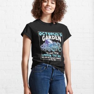 Octopuss Garden Funny Gardening Octopus Octo Classic T Shirt Unisex 4