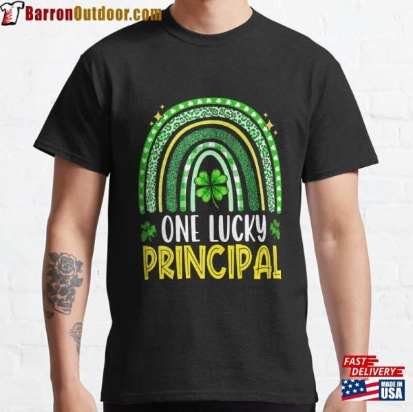 One Lucky Principal St Patricks Day Classic T-Shirt