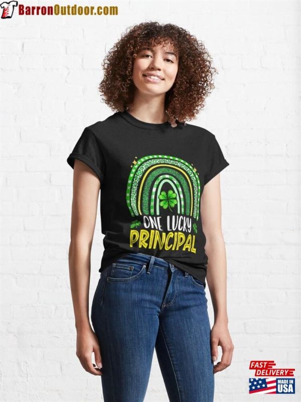 One Lucky Principal St Patricks Day Classic T-Shirt