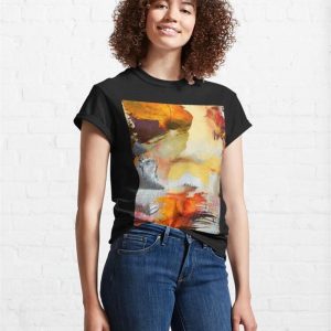 Orange Abstraction Classic T Shirt Sweatshirt 4