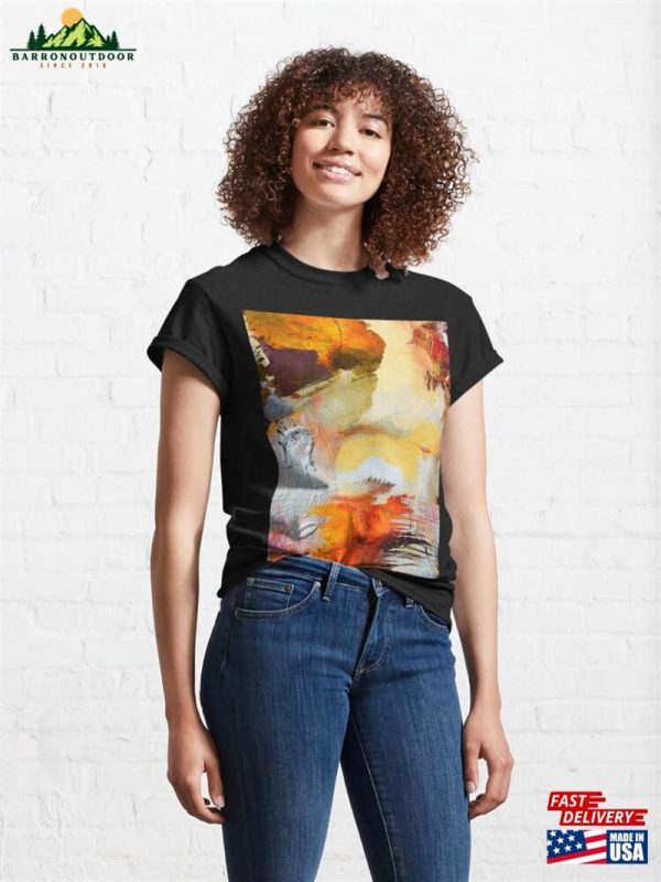 Orange Abstraction Classic T-Shirt Sweatshirt