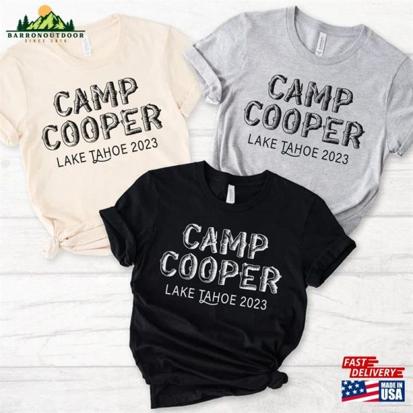 Personalized Camp Cooper Group Shirt Camping Trip Travel Unisex Hoodie