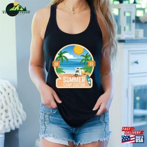 Personalized Camp T-Shirt Camper Shirt Customized Vacation Graphic Tees Hoodie