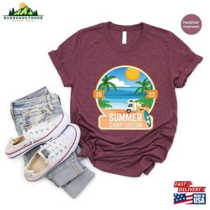 Personalized Camp T Shirt Camper Shirt Customized Vacation Graphic Tees Hoodie 3