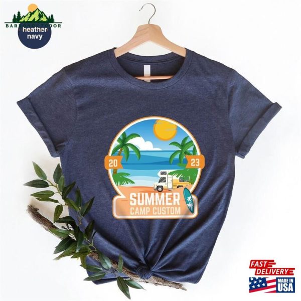 Personalized Camp T-Shirt Camper Shirt Customized Vacation Graphic Tees Hoodie