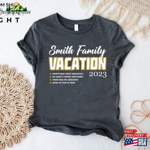 Personalized Family Vacation 2023 Shirt Name Matching Tee Sweatshirt Unisex 3