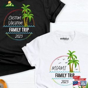 Personalized Vacation Family Trip Shirt Summer Beach Unisex Hoodie