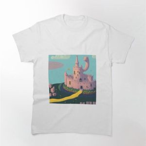 Pink Fairy Castle W Moat 5 Classic T-Shirt Hoodie Sweatshirt