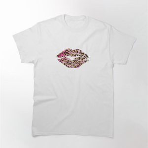 Pink Leopard Kiss Classic T-Shirt