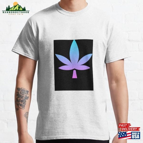 Pretty Pot Leaf Design Classic T-Shirt Hoodie Sweatshirt