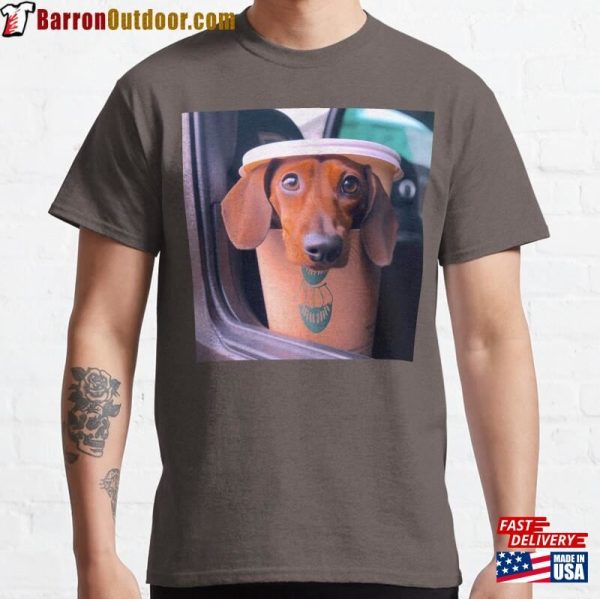 Puppuccino Dachsund Classic T-Shirt Unisex