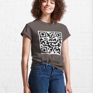 Qr Code Of Who Is In Paris Classic T Shirt Unisex 4