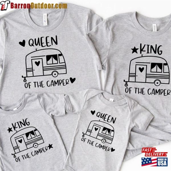 Queen Of The Camper T-Shirt Custom Family Camping Shirts Buddie Classic Hoodie