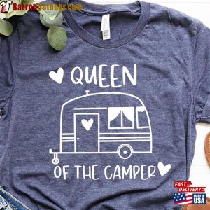 Queen Of The Camper T-Shirt Custom Family Camping Shirts Buddie Classic Hoodie