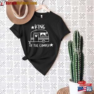 Queen Of The Camper T Shirt Custom Family Camping Shirts Buddie Classic Hoodie 3