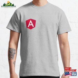 Quot Angular Developer Logo Take Your Passion For Programming To Another Level Classic T-Shirt Hoodie Sweatshirt