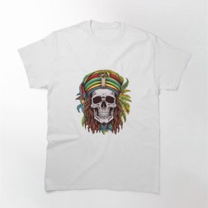 Rasta Skull Classic T-Shirt Unisex