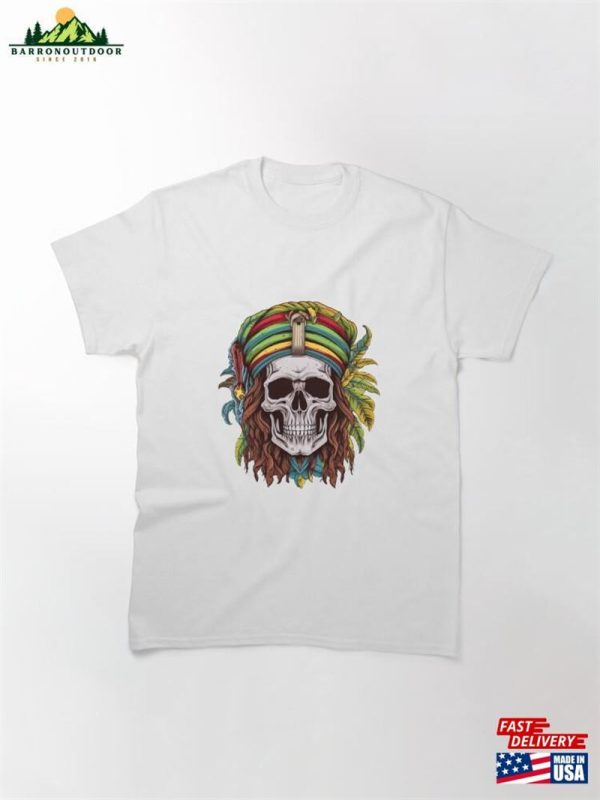 Rasta Skull Classic T-Shirt Unisex