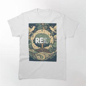 Recycle Reuse Renew Rethink Classic T-Shirt Sweatshirt Hoodie