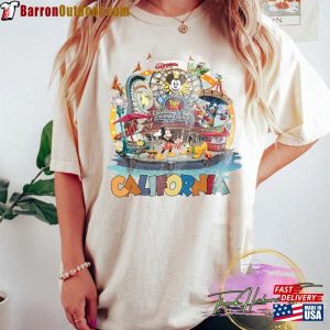 Retro Disney California Adventure Shirt Comfort Colors Midway Mania Sweatshirt Classic