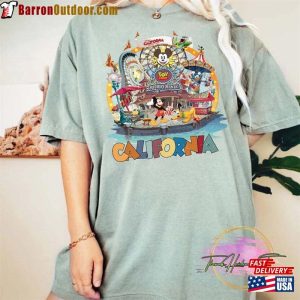 Retro Disney California Adventure Shirt Comfort Colors Midway Mania Sweatshirt Classic 4