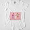 Retro Pink Bliss Barbie And Ken Art Barbiecore Premium Scoop T-Shirt Classic Unisex