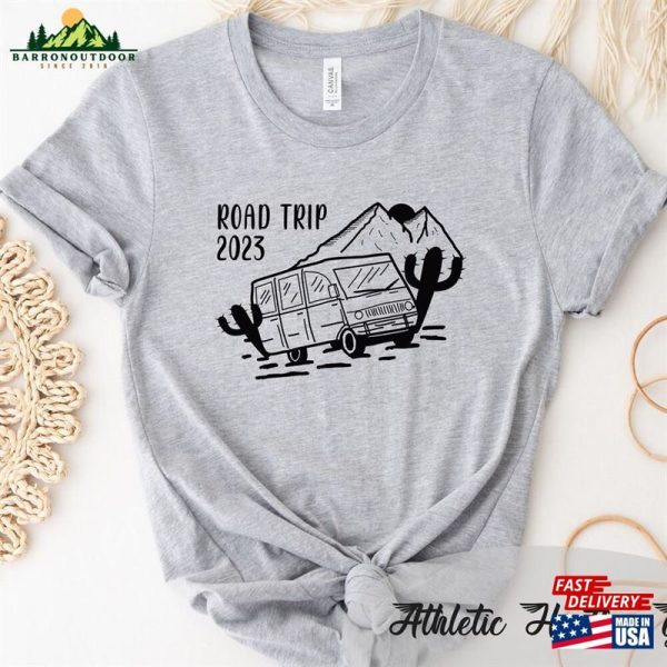 Road Trip 2023 T-Shirt Camping Shirt Camper Van Life Classic