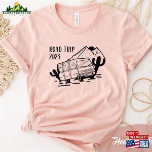 Road Trip 2023 T Shirt Camping Shirt Camper Van Life Classic 4