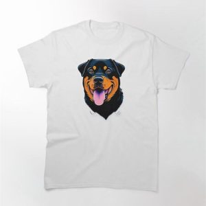 Rottweiler Happy Beautiful Dog Pet Love Classic T-Shirt Sweatshirt Hoodie