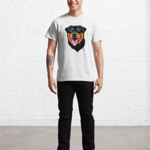 Rottweiler Happy Beautiful Dog Pet Love Classic T Shirt Sweatshirt Hoodie 4