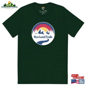 Run Local Trails Colorado Edition Short Sleeve T Shirt Classic T Shirt 3