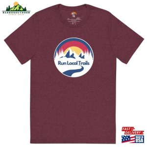 Run Local Trails Colorado Edition Short Sleeve T Shirt Classic T Shirt 4