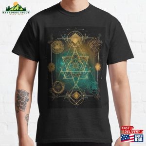 Sacred Geometry Tarot 4 3 Classic T-Shirt Hoodie Unisex