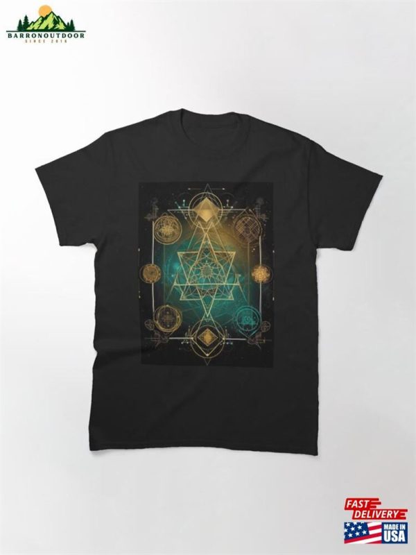 Sacred Geometry Tarot 4 3 Classic T-Shirt Hoodie Unisex