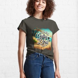 Salty Soul Summer Vibes Classic T Shirt Unisex 4